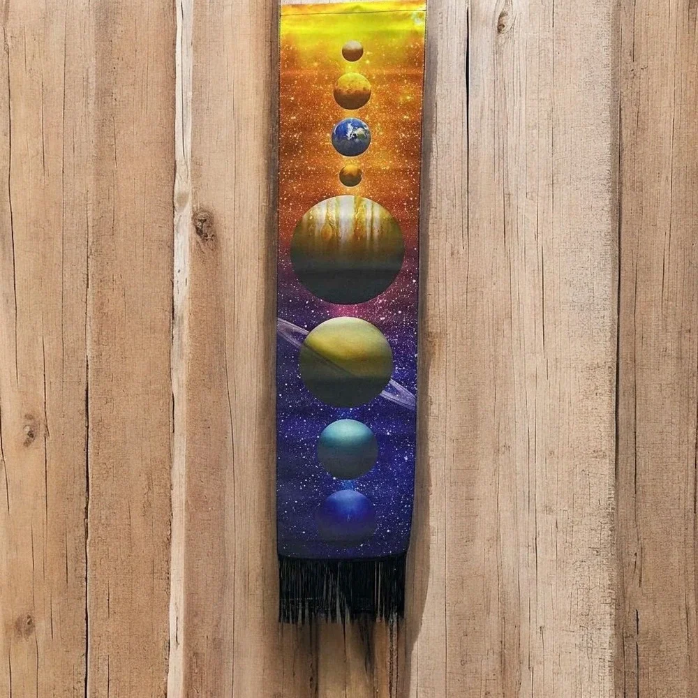 Solar System Planet Alignment Tapestry